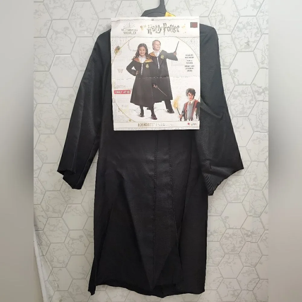 New Harry Potter Child Unisex Hogwarts Halloween Costume Hooded Robe One Size